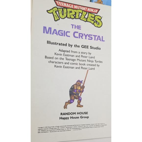 1990 TMNT Adventure Storybooks -Magic Crystal / Return of The Shredder - Picture 5 of 10